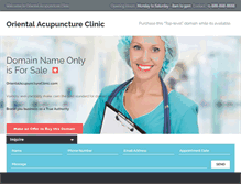 Tablet Screenshot of orientalacupunctureclinic.com